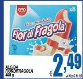 Algida L'Unico Inimitabile Fior Di Fragola 408 G(ml)