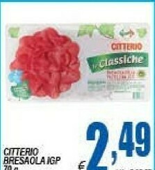 DEM Citterio Citterio - Bresaola della Valtellina IGP 70 g(ml) offerta
