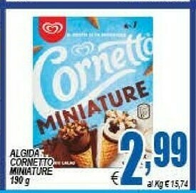 DEM Algida Cornetto Miniature offerta