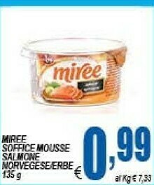 Miree - Soffice Mousse Salmone Norvegese 135 g(ml)
