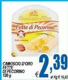 DEM Camoscio d'Oro Fette Di Pecorino offerta