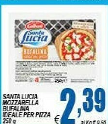 DEM Galbani Santa Lucia Mozzarella Bufala Ideale Per Pizza 250g offerta