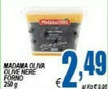 Madama oliva Olive Nere Al Forno Di Castelvetrano 250 G(ml)