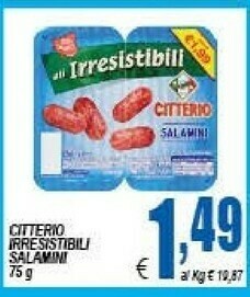 DEM Citterio Irresistibili Salamini offerta