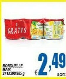 DEM Bonduelle Mais 285 G(ml) offerta