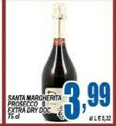 DEM Santa margherita Anta Margherita Prosecco Extra Dry DOC offerta