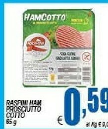 DEM Raspini Ham Prosciutto Cotto offerta