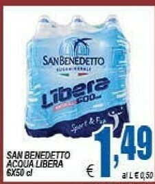 DEM San Benedetto Acqua Naturale Libera 500 G(ml) offerta