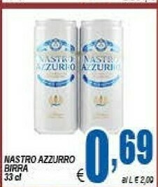 DEM Nastro Azzurro Birra 330 G(ml) offerta