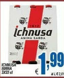 DEM Ichnusa Birra 330 G(ml) offerta