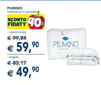 Esselunga Piumino imbottitura in piumetta matrimoniale offerta