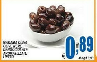 DEM Madama oliva Olive Nere Denocciolate Aromatizzate offerta