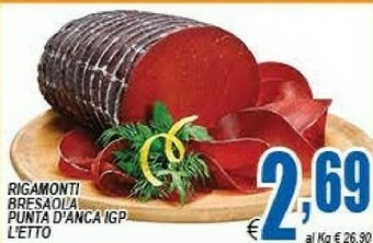 DEM Rigamonti Bresaola Punta D' Anca Igp offerta