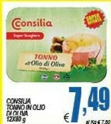 DEM Consilia Tonno All'Olio D'Oliva offerta