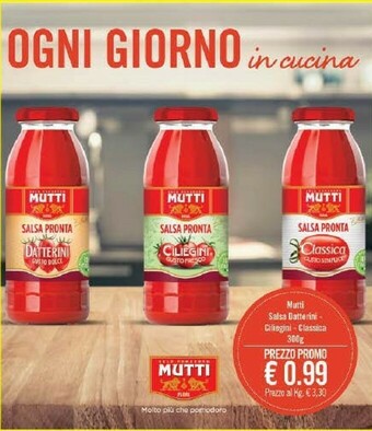 DEM Mutti Salsa Pronta Di Datterini 300 G(ml) offerta