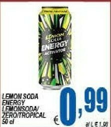 DEM Lemon soda Energy offerta
