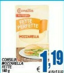 Gros Consilia Mozzarella Fette offerta