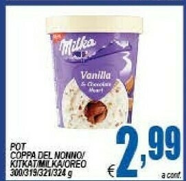 Gros Milka Pot Coppa Del Nonno 300 G offerta