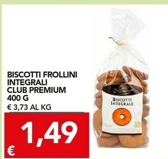 TuoDi Club Premium - Biscotti Integrale 400 G(ml) offerta