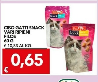 TuoDi Filos Cibo Gatti Snack Vari Ripieni offerta