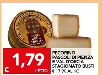 TuoDi Busti Pecorino Pascoli Di Pienza E Val D' Orcia offerta