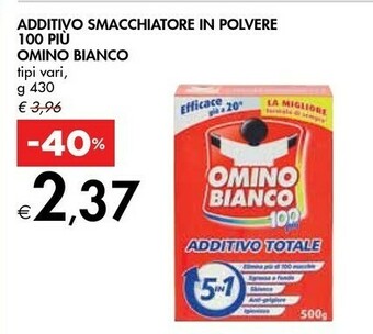 Bennet Omino Bianco Additivo Smacchiatore In Polvere offerta