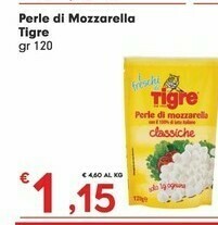 Despar Tigre Perle Di Mozzarella offerta