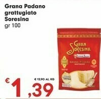 Despar Gran soresina Grana Padano offerta