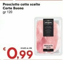 Despar Corte buona Prosciutto Cotto Scelto offerta