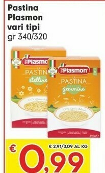 Despar Plasmon Pastina offerta