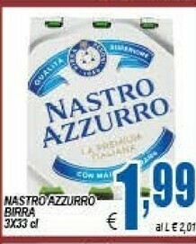 DEM Nastro Azzurro Birra 330 G(ml) offerta