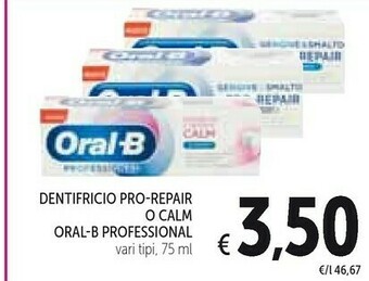 Conad Oral b Dentifricio Pro Repair offerta