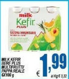 DEM Kefir Milk Plus Multifrutti offerta