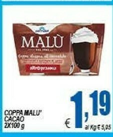 DEM Parmalat Malù Classica Cacao 200 G(ml) offerta
