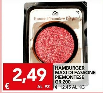 TuoDi Hamburger Maxi Di Fassone Piemontese offerta