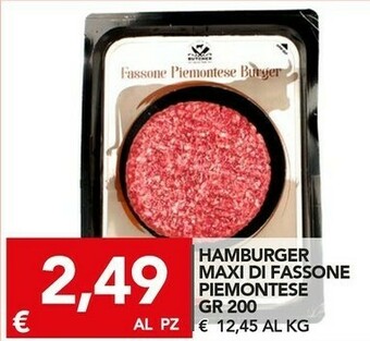 TuoDi Hamburger Max Di Fassone Piemontese offerta