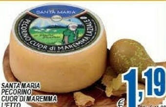 Gros Santa maria Pecorino Cuor Di Maremma offerta