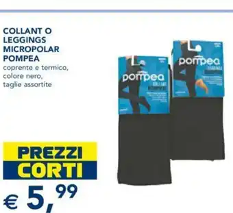 Esselunga Collant O Leggings Micropolar Pompea offerta