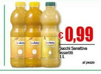 EMMEpiù Sanattiva Yoga succhi offerta