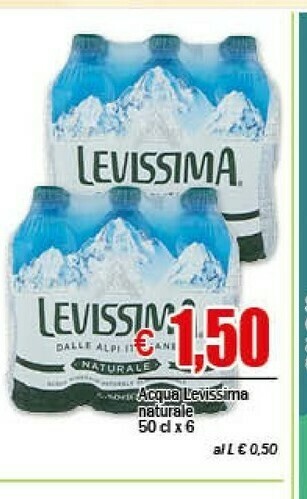 EMMEpiù Levissima Acqua offerta
