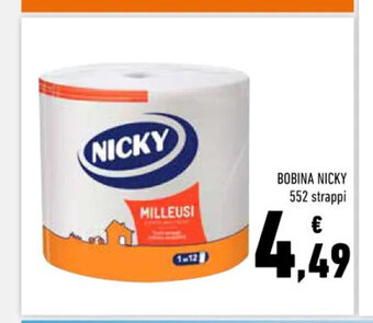 Conad Nicky Bobina 552 strappi offerta