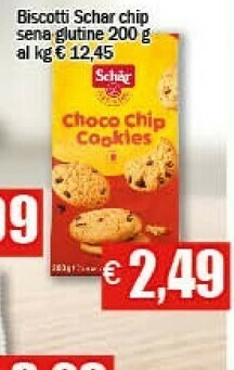 Cookies Alimenti senza glutine