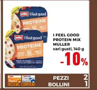 Conad I Feel Good Protein Mix Muller vari gusti, 140 g offerta