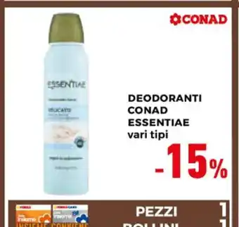 Conad Conad Deodoranti Essentiae vari tipi offerta