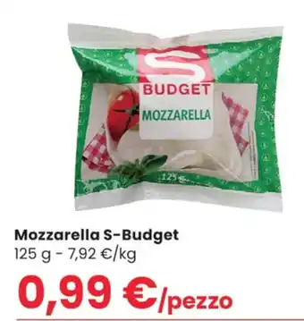 Despar Mozzarella S-Budget 125 g offerta