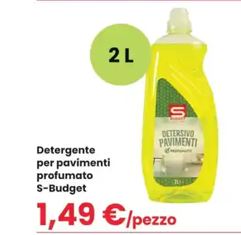 Despar Detergente per pavimenti profumato S-Budget 2 L offerta