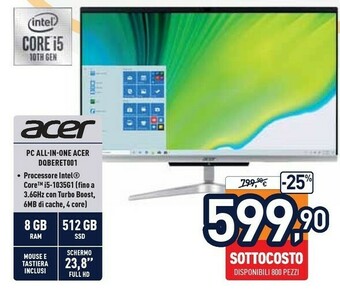 Unieuro Acer DQBERET001 offerta