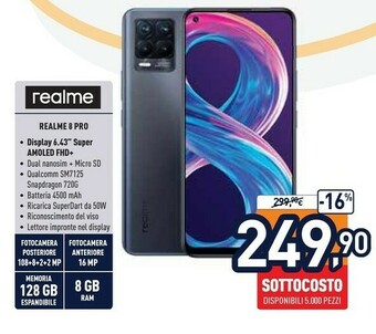 Unieuro Realme 8 Pro offerta