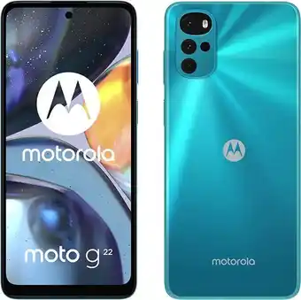 Amazon Motorola moto g22 (quad camera 50 mp, display 90hz 6.5", batteria 5000 mah, 4/64gb espandibile, dual sim, android 12), ice... offerta
