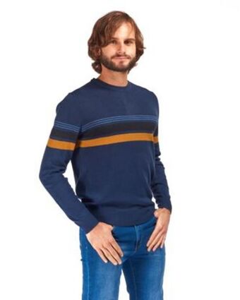 Brezza di mare - maglia manica lunga finezza 12 riga centrale